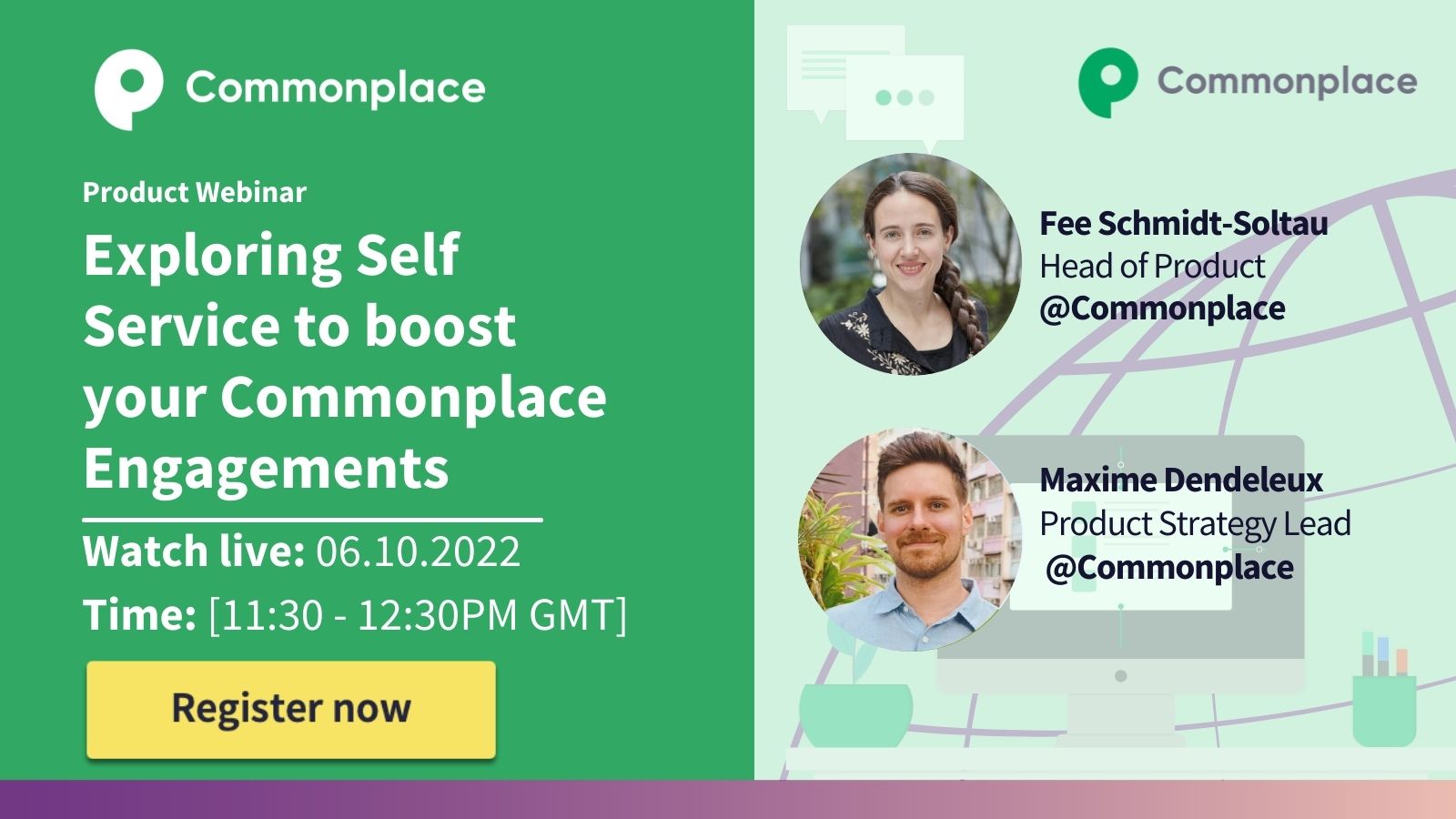 Webinar |Exploring Self-Service to boost your Commonplace Engagements
